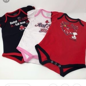 💥RED SOX Authentic MLB onesies